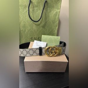 Reversible Gucci Belt: